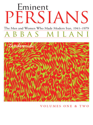 cover image of Eminent Persians